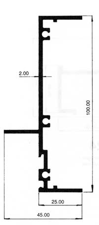 alumunium Curtain Wall-Window Wall Group 2051